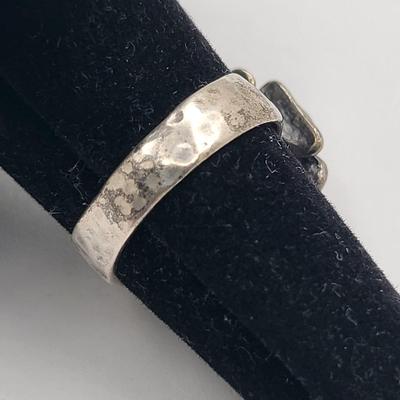 Sterling Rose & Genuine Pearl Ring 7.1gr