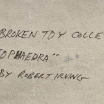 Robert Irving Signed Abstract on Canvas