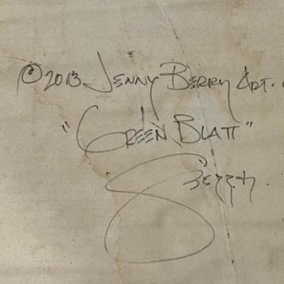 Signed Jenny Berry Pop Art on Canvas