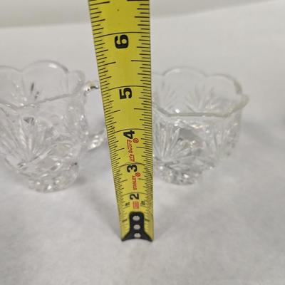 Hampton Hall By Noritake Crystal Creamer & Sugar Bowl