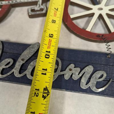 Bicycle Welcome Sign