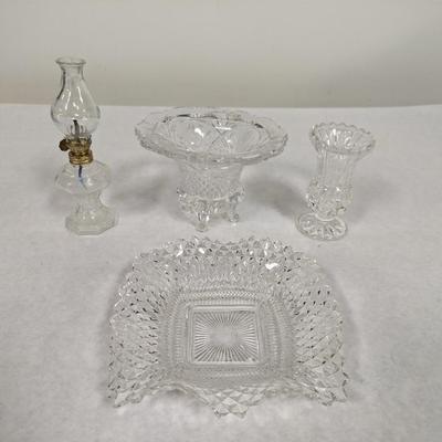 Crystal/Glass Decor Mini Lamp Toothpick Holder Candy Dishes
