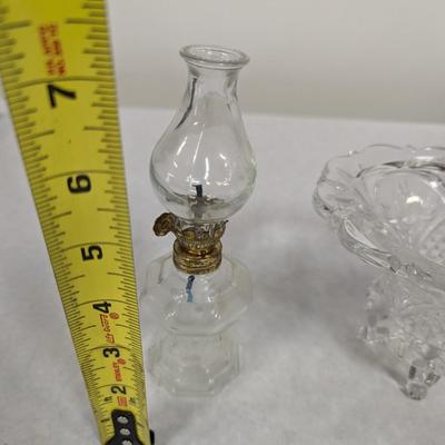 Crystal/Glass Decor Mini Lamp Toothpick Holder Candy Dishes