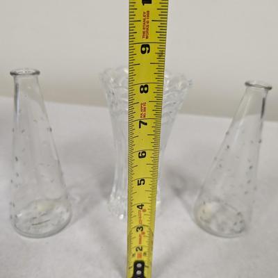 Heart Flower Vase & IKEA Emma Dafnas Design Clear Glass Hobnail Flower Vases