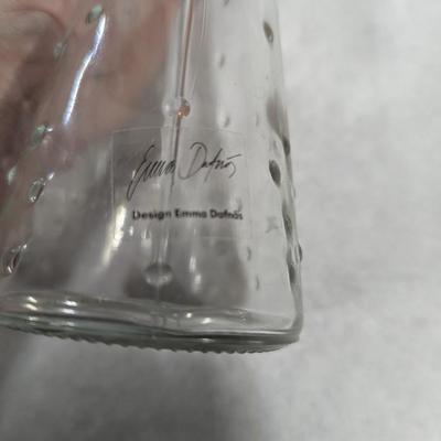 Heart Flower Vase & IKEA Emma Dafnas Design Clear Glass Hobnail Flower Vases