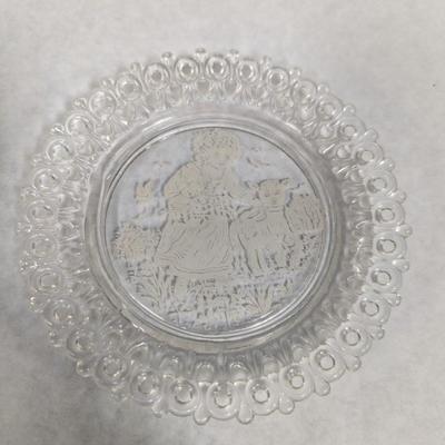 Crystal Candy Dish Plates & Cup