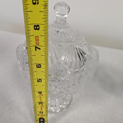 Crystal Candy Dish Plates & Cup