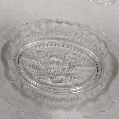 Crystal Candy Dish Plates & Cup