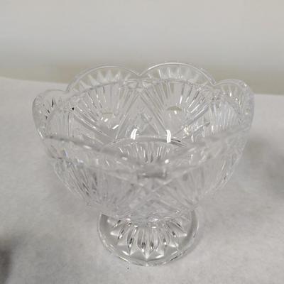 Crystal Candy Dish Plates & Cup
