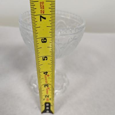 Crystal Candy Dish Plates & Cup