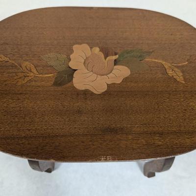 Decorative Floral Stool