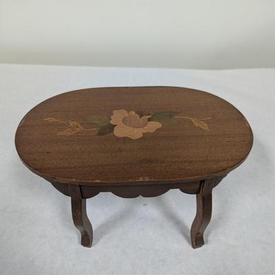 Decorative Floral Stool