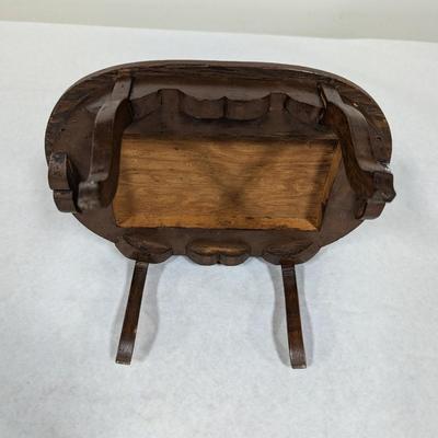 Decorative Floral Stool