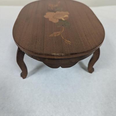 Decorative Floral Stool