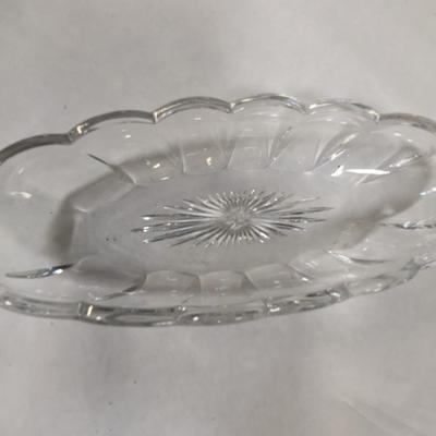 Vintage Crystal Glass Candy Dishes