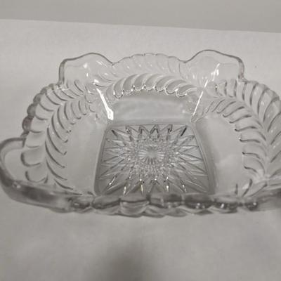 Vintage Crystal Glass Candy Dishes