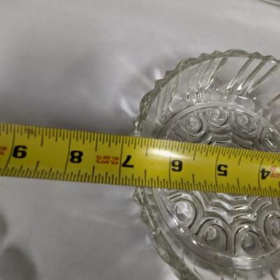 Vintage Crystal Glass Candy Dishes