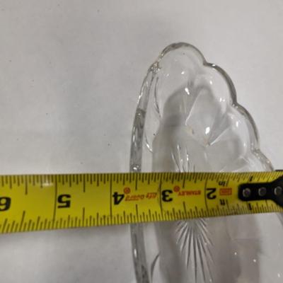 Vintage Crystal Glass Candy Dishes