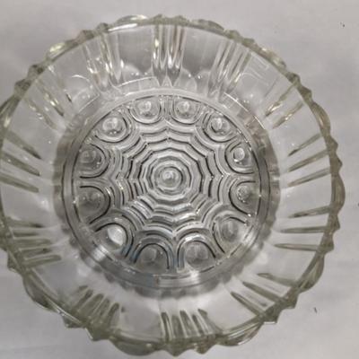 Vintage Crystal Glass Candy Dishes