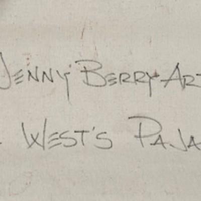 Signed Jenny Berry Acrylic on Canvas