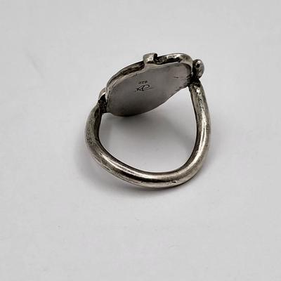 Artisan Asp Sterling Ring Lapis Stone 13.9gr