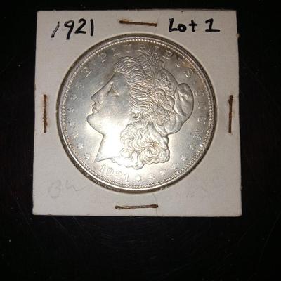 1921 Morgan Silver Dollar