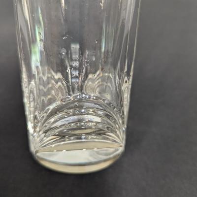 12 = Gold Rim Crystal Glasses