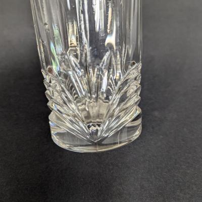 12 = Gold Rim Crystal Glasses