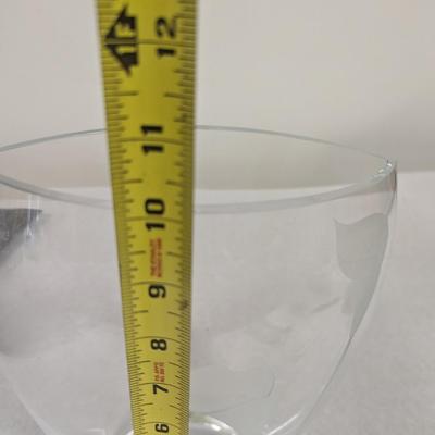 Mikasa Calla Lily Glass Vase The Calla Lilies Are Etched In