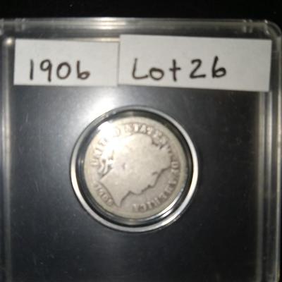 1906 Barber Dime