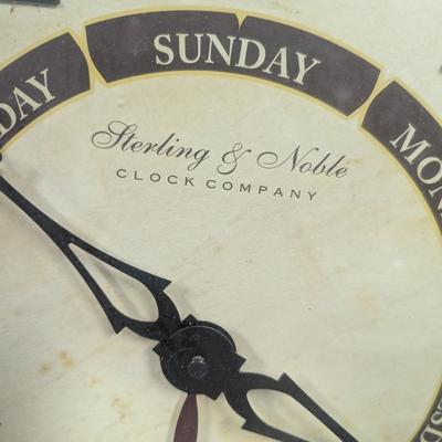 Battery Operated Sterling & Noble Clock Company No. 9