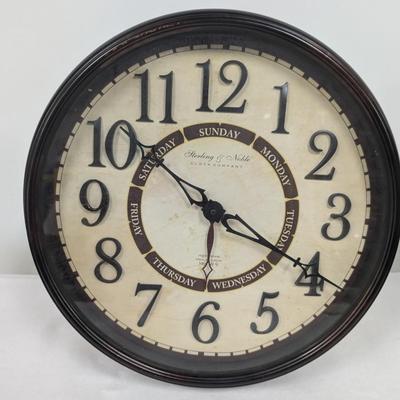 Battery Operated Sterling & Noble Clock Company No. 9