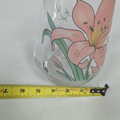 Floral Water Pitcher