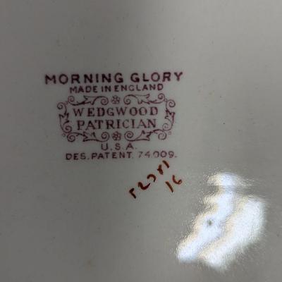 Morning Glory Wedgwood Patrician Made In England Platter