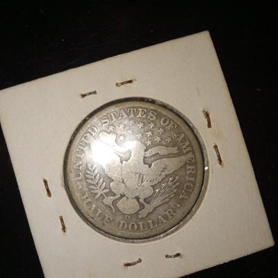 1908 D Barber Half