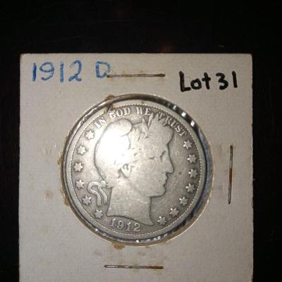 1912 D Barber Half