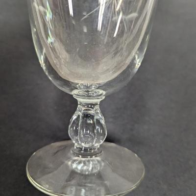 4 - Libbey Glass Strawglow Pattern Glasses