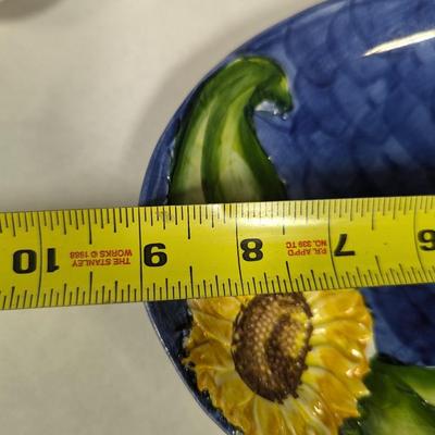 Made In Italy Sunflower Dishes