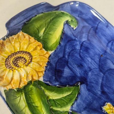 Made In Italy Sunflower Dishes