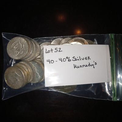 40 40% Kennedy halves