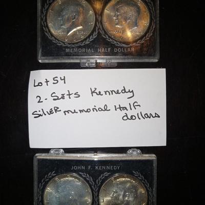 2 sets Kennedy Silver 1/2s