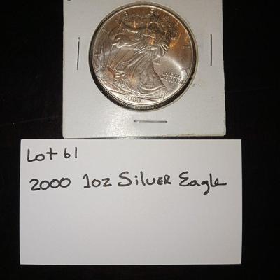 2000 silver eagle