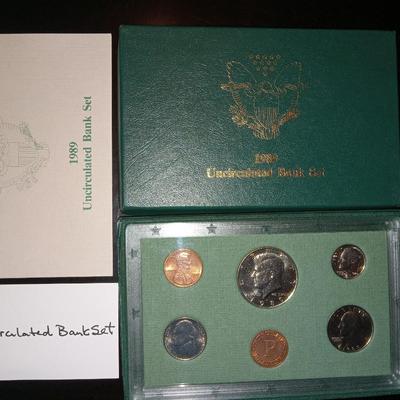 1989 uncirculated bank set
