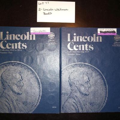 2 lincoln Whitman books