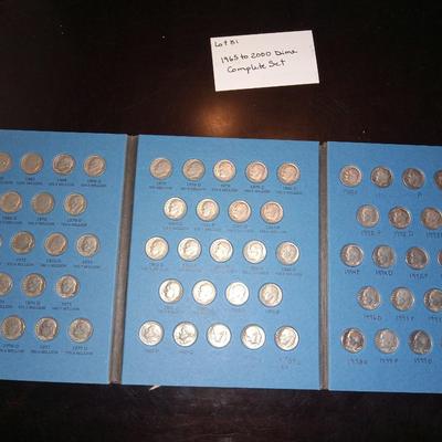 1965-2000 dime set