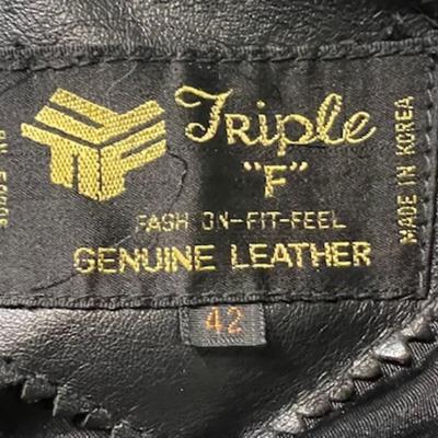 Vintage Triple "F" Leather Jacket