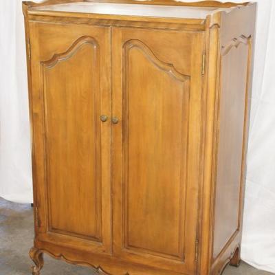 Louis XV style maple small armoire