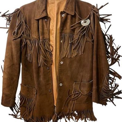 Vintage Tepee Town Leather and Suede Jacket