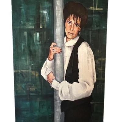 Signed L.S. Romano Acrylic on Canvas