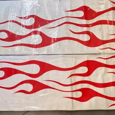 Vintage Flame Decals